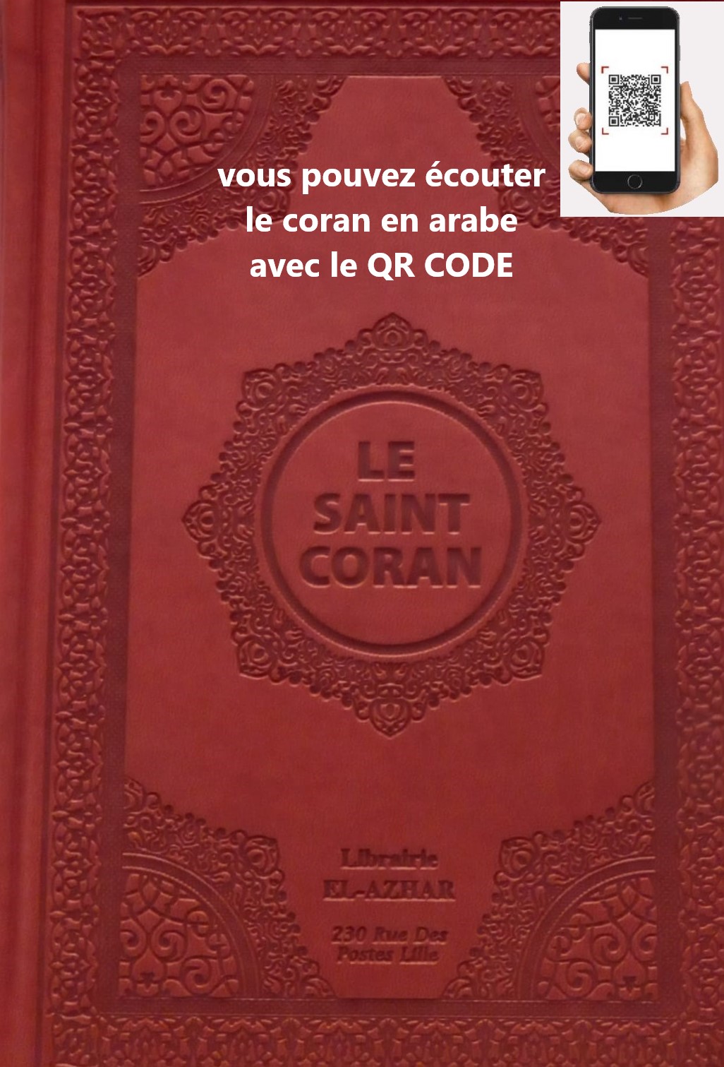 coran Français arabe couleur marron – Elazhar france